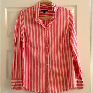 Banana Republic button down striped dress shirt